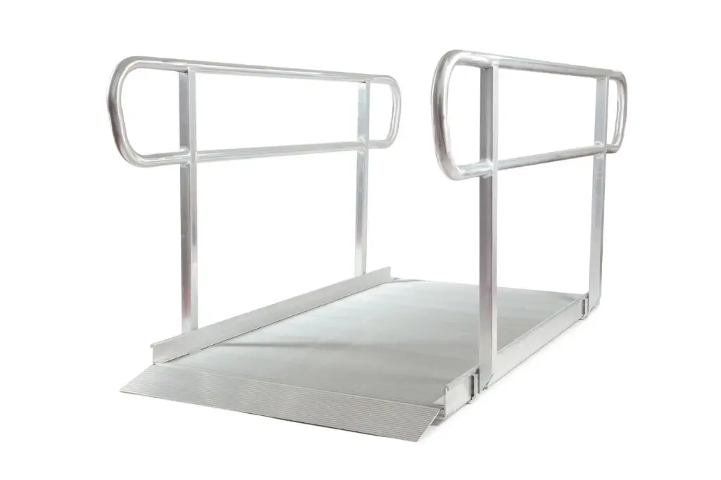 10ft Wheelchair Ramp with Handrails – Aluminium | 720mm Wide | Heavy-Duty | 350kg Load