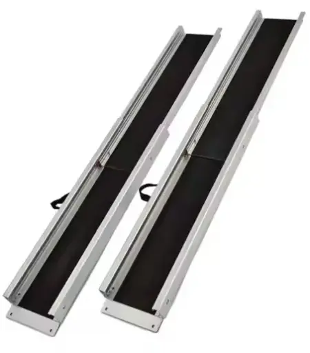 5ft Aluminum Telescopic Wheelchair Ramp – Extendable Up to 10ft